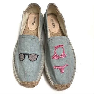 SOLUDOS Bikini & Sunglasses Espadrilles Size 8